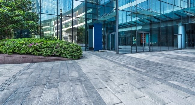 Sidewalk & Building